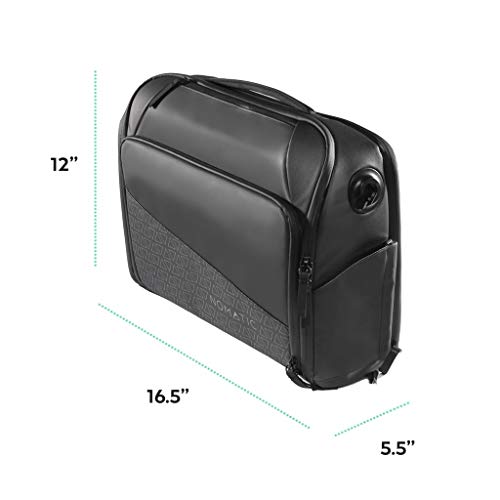 NOMATIC Messenger Bag - Formal Laptop Computer Bag - Crossbody Shoulder Bag for Travel, School and Work Bag (Black)4