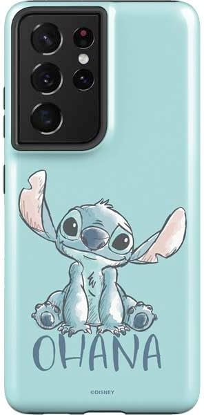 Skinit Pro Phone Case Compatible with Galaxy S21 Ultra 5G - Officially Licensed Disney Lilo and Stitch Stay Weird Design