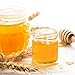 GIVAMEIHF Mini Honey jars 1.5oz, 60 pcs Honey Jars with 60 Bee Stickers,Tags,Jutes Rope,Mini Honey Jars with Lids, Perfect for Candle Jar,Spices,Jams,Baby Shower, Wedding Favors, Party Favors
