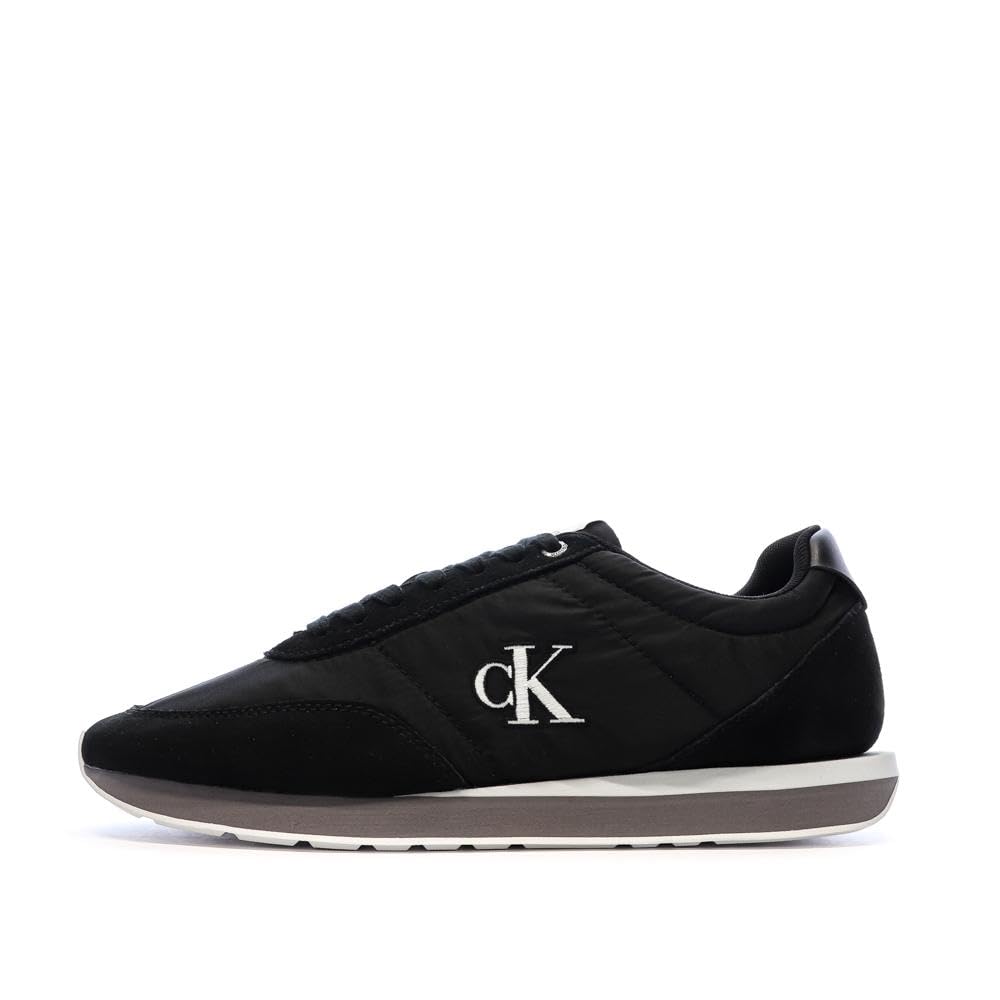 Retro Runner Ess Mix Mat Erkek Spor Ayakkabı, Black/Stormfront/Vaporous White, 41