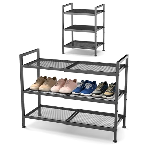 Costway 3-Tier Adjustable Shoe Rack