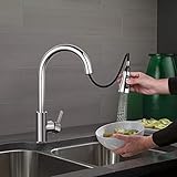 ♠3 Modo de Chorro - (1) STREAM, Columna de agua que llena fácilmente el agua en varios recipientes como jarrones. (2) SPRAY, flujo de agua suave que es adecuado para lavarse las manos, enjuagar frutas y verduras, evitar salpicaduras. (3) PAUSA, Solamente pulsa y elige tu modo favorito, para adaptarlo a tus necesidades particulares