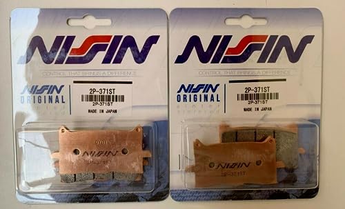  NISSIN 2P-371ST 2 COPPIE PASTIGLIE ANTERIORI COMPATIBILI HONDA Africa Twin CRF 1000 1100 L DCT ADVENTURE SPORT