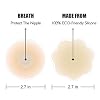 CHARMKING Nipple Covers 4 Pairs for Women, Reusable Adhesive Nipple Coverings, Invisible Pasties Silicone Cover Beige #1