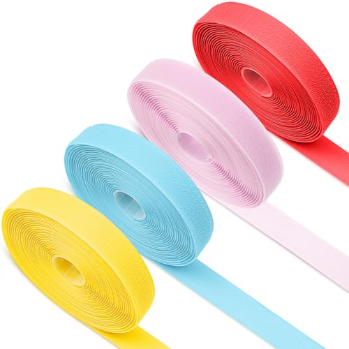 Zonon 4 Roll 100 Feet Carpet Marker Strips for Classroom Nylon Carpet Strip Tape Floor Spots Dots for School Teachers Supplies Classroom Decoration Back to School Office(Light Color)