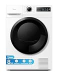 Midea – Midea Wärmepumpentrockner 8 kg Energieklasse D Weiß MD11EH80