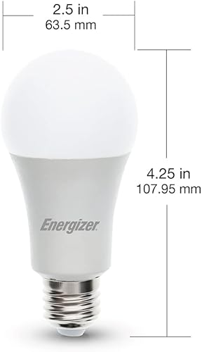 Miniatura 5 de Energizer Connect Smart A19 Bombilla LED blanca cálida con control de voz y acceso remoto a través de tu teléfono inteligente  Compatible con Alexa