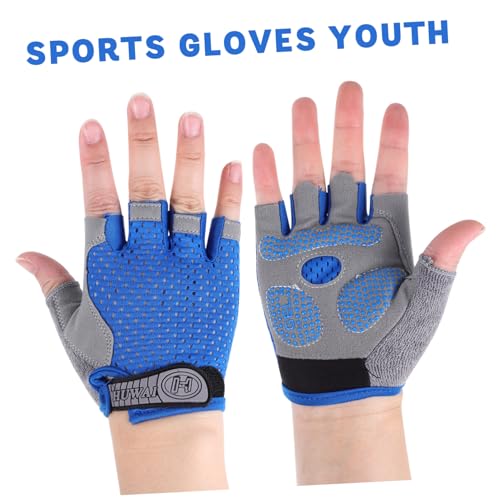 Sosoport 1 Par Luvas Infantis Luvas De Pesca Ao Ar Livre Luvas De Jardinagem Luvas De Ciclismo Luvas