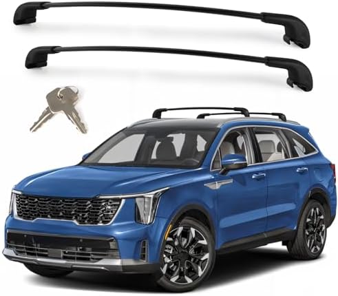 330LBS T-Slot Roof Rack Cross Bars Compatible with Kia Sorento 20...