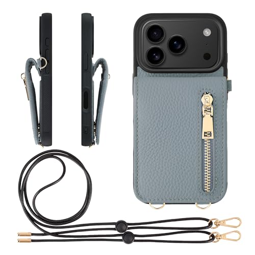 HANATORA for iPhone 17Pro �P�[�X �{�v �X�}�z�P�[�X �X�}�z�V�����_�[ �J�[�h�|�P�b�g �X�^���h �V�����_�[�X�g���b�v �t�� �V�������N�J�[�t���U�[ �R�C���P�[�X ���K���� �u���[�O���[ SCPGGZ-17Pro-BlueGray