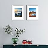 A3 Picture Frame,A3(29.7x42cm) Wooden Frame,Wall-Mounted Poster Frame, Photo Frames with Acrylic Glass (Not Glass), Landscape or Portrait,A3 White Frames with A4 Mount,1 Pack - Image 7