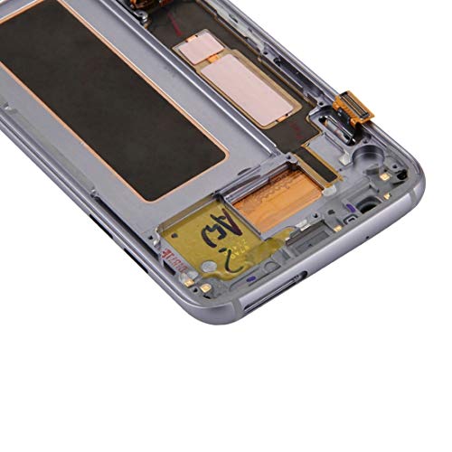 Écran LCD pour Galaxy S7 Edge G935A bloc complet avec châssis bleu - 5
