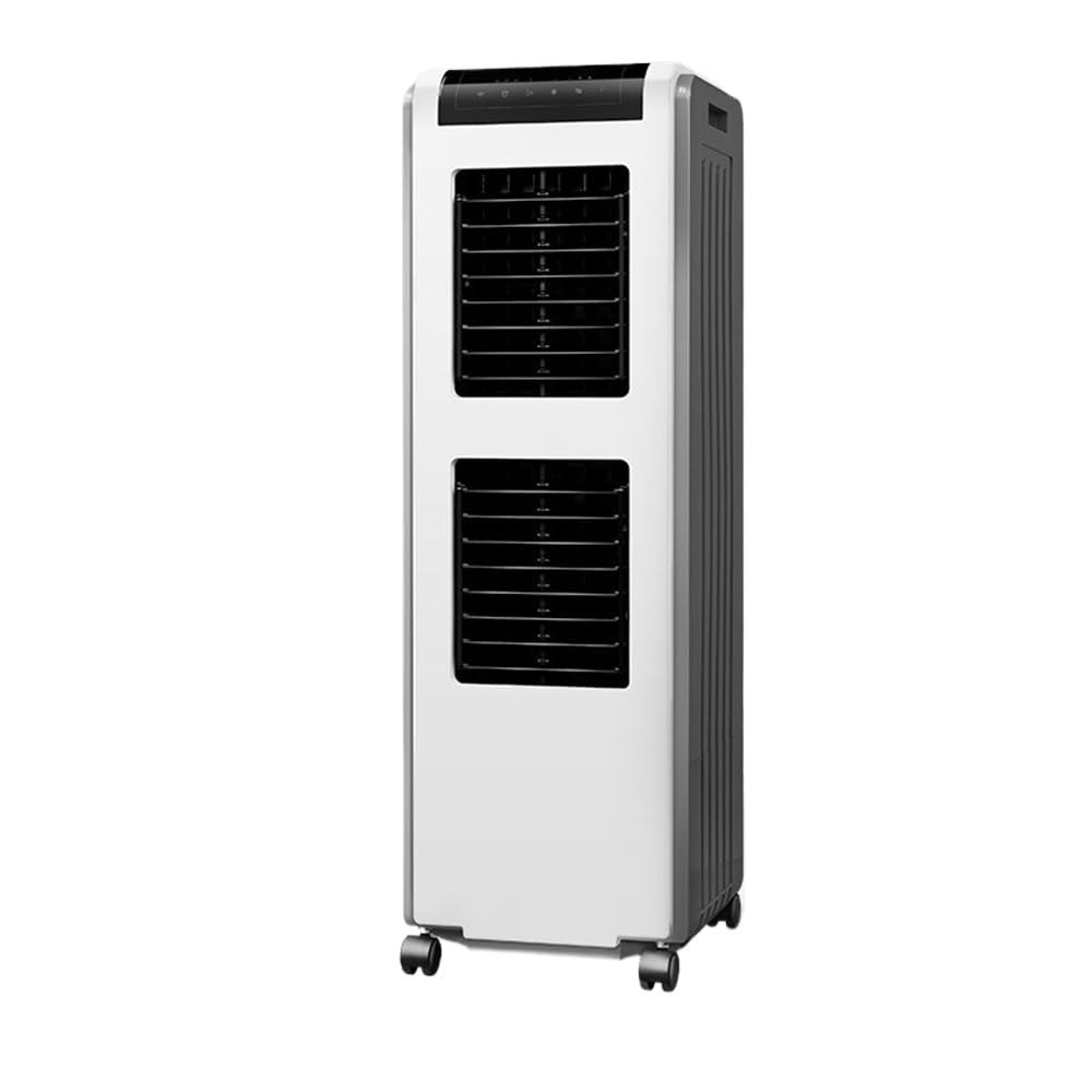 Evaporative Air Cooler Tower Air Cooler with 30L Tank Dual Water Inlets