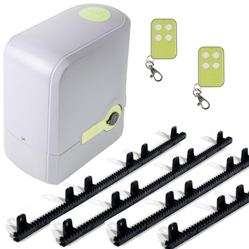 MOTIC - Motor Puerta Corredera - Kit motor puertas de garaje corredera hasta 800 kg - Motor puerta...