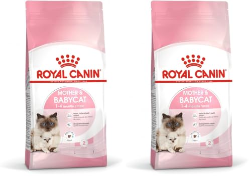 Image of Royal Canin First Age Mother & Babycat Food, Dry Food, Supports Immunity System & Digestive Health, Special Easy Weaning 2 kg, Pack of 2