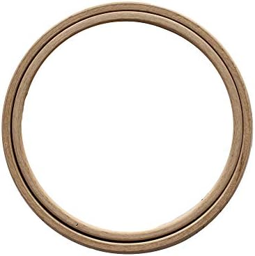 Nurge Screwless Wooden Embroidery Ring Cross Stitch Hoop 100mm x 8mm #1