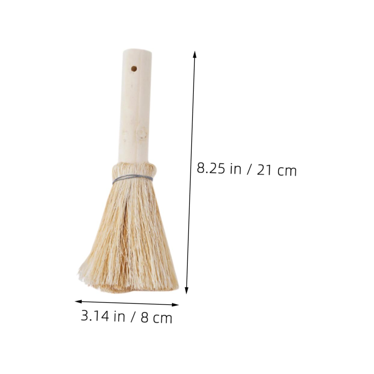 PRETYZOOM Deep Pot Cleaning Brush Dish Brush Set 2-piece Coconut Fiber Pot Scrubber Comfort Grip