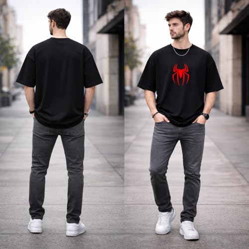 Image of Men Regular Fit T-Shirt dropshoulder | 180 GSM Polycotton | Streetwear Graphic Tee