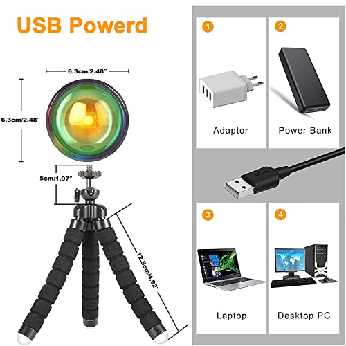 Lampada Sunset Lampada da proiezione al tramonto a...