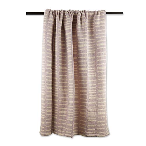 DII Cotton Throw Blanket, Dusty Lilac, 50x60, 50x60" - Image 2