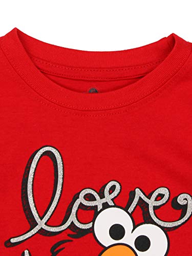 Sesame Street Elmo Girls’ Long Sleeve Shirt For Infant And Toddler – Red #TOP2
