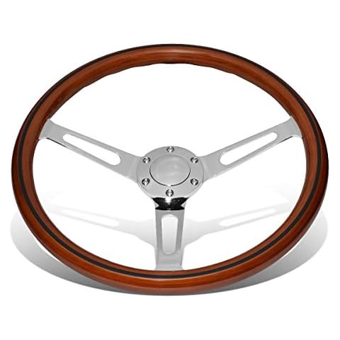 DNA MOTORING 15" Stainless Steel Steering Wheel Cover