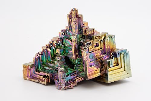 Rainbow Bismuth Crystal WYSIWYG #7 537 Grams Stone Specimen for Collecting Decoration Wicca Reiki Energy Healing 99.99% USA Pure Mineral Element by Awesome Industries