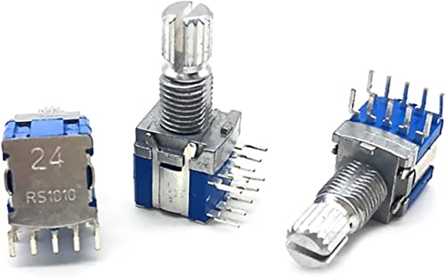 Encodeur rotatif 5pcs RS1010 interrupteur commutation 2 pôles 3 positions pour circuit imprimé