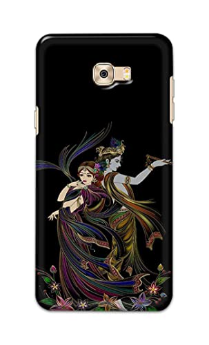 Image of Lord Radha and Krishna Hard Back Case Cover for Samsung Galaxy C7 Pro Back Cover -(J5) VNS2223