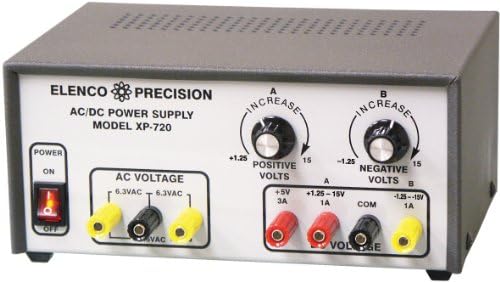 Elenco AC/DC Triple Output Power Supply STEM Electronics Kit image 3