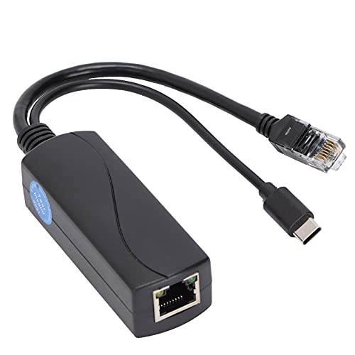 Adaptador de Divisor POE Ativo, Suporte IEEE 802.3af Interface RJ45 Proteção de Isolamento de Diviso