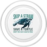 Zoom IMG-1 salta una cannuccia salva tartaruga