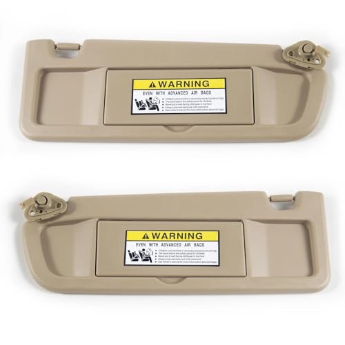 Couvercle de miroir de courtoisie beige droit pour Honda Civic 2006-2011