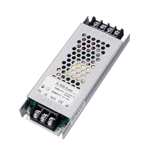 Alimentation S-100-5 5V résout le manque d'espace pour écran LED 100W 20A