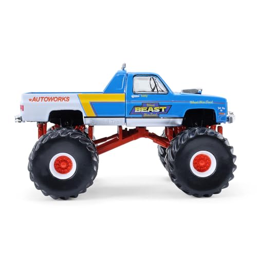 Camión Chevrolet C30 1:64 Modelo 1983 Azul miniatura 4