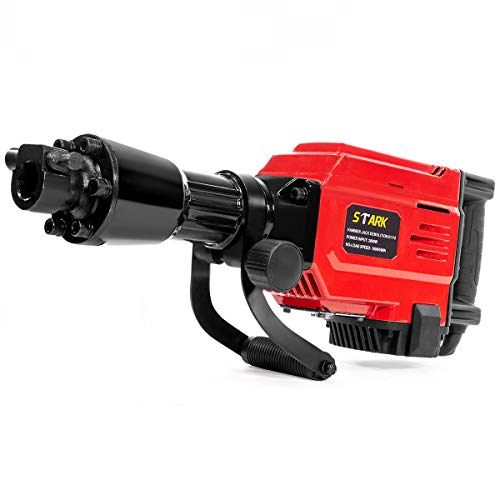 XtremepowerUS Industrial 35-Pound Demolition Jack Hammer Concrete Breaker Punch 55 Joules Carrying Case - Thumbnail 3