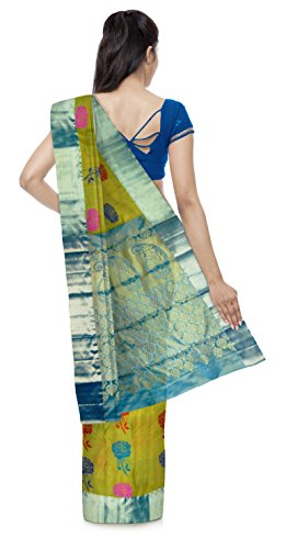 CVR SILKS yellow dharmavaram silk saree – image 2