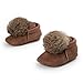 ABOZY Baby Boys Girls First Walkers Tassel Soft Non-Slip Crib Shoes Moccasin Sandal