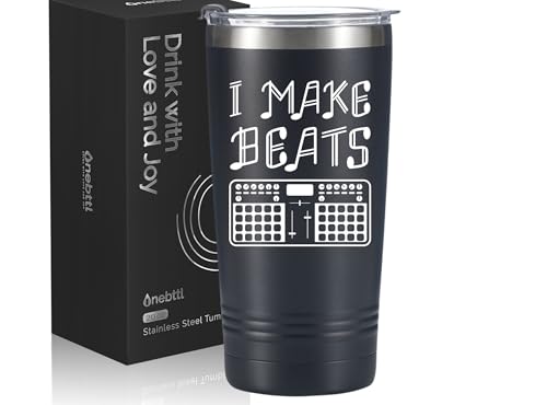 Onebttl Music Producer Gifts, Cool DJ Gifts for Christmas, Birthday, 20oz Stainless Steel Tumbler...
