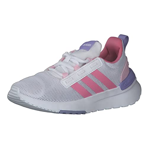 Adidas Racer TR21 K Sneaker, FTWR White/Rose Tone/Clear pink, 38 2/3 EU