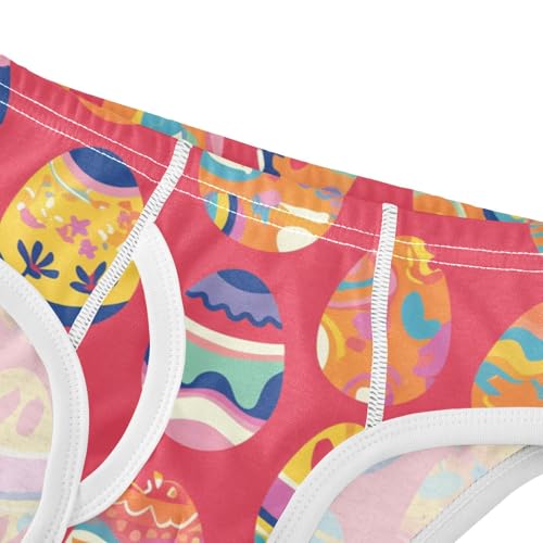 KLL Easter Eggs Pattern Holidays Toddler Boys' Pure Cotton Briefs Underwear Breathable Children Panties4