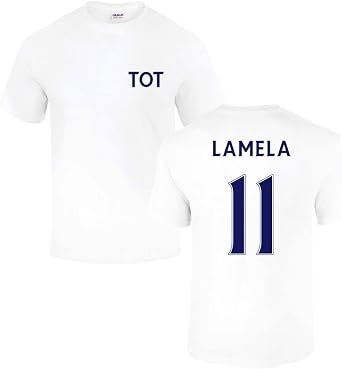 Amazon.com: Gildan de los hombres Tot Hotspur Erik lamela 11 Fútbol algodón  T Camisa : Ropa, Zapatos y Joyería