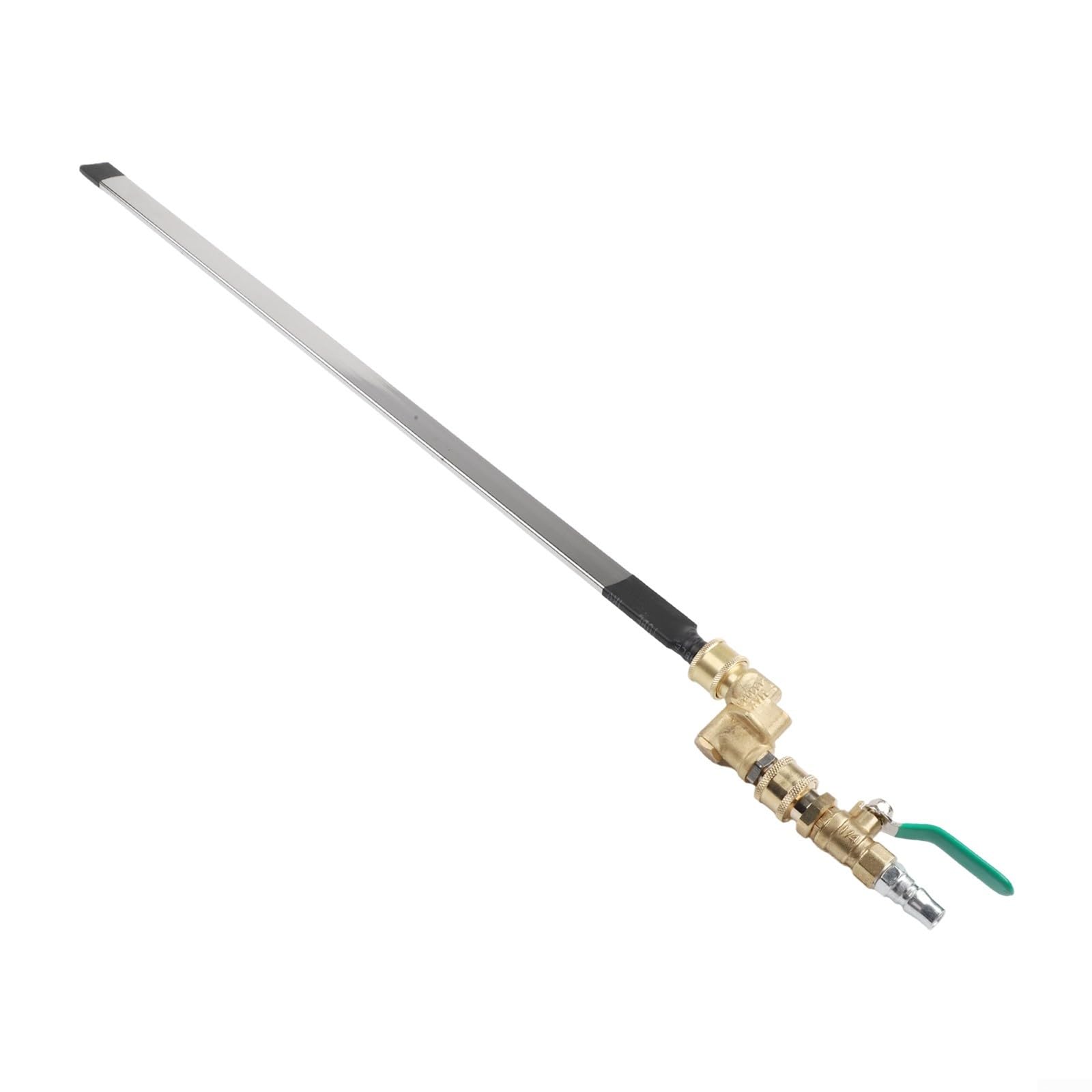 Strumento portatile per la pulizia del radiatore con funzionamento a pressione di 4500 PSI, pulitore a filo del radiatore in acciaio inossidabile con connettore flessibile a 180 gradi (B)