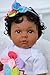 SCOM Realistic Reborn Baby Doll - 20 Inch Real Life Black Doll Girl, Lifelike African American Baby with Full Body Vinyl, Weighted Newborn Brown Hispanic Dolls for Ages 3 4 5 6 + Gift