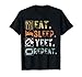 Vintage Eat Sleep Yeet Repeat Funny Design Eat Sleep Yeet T-Shirt