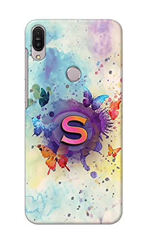 Image of Printed Hard Back Cover Case for Asus Zenfone Max Pro (M1) | Zenfone Max Pro M1 (5.99 inch) Back Cover (Alphabet S) -203