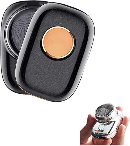 Mini-Shave Portable Electric Shaver,2023 New USB Rechargeable Safety Best Razors, Electric Razor for Men Pocket Size Wet and Dry Use,IPX7 Waterproof Type-C Rechargeable (Black)