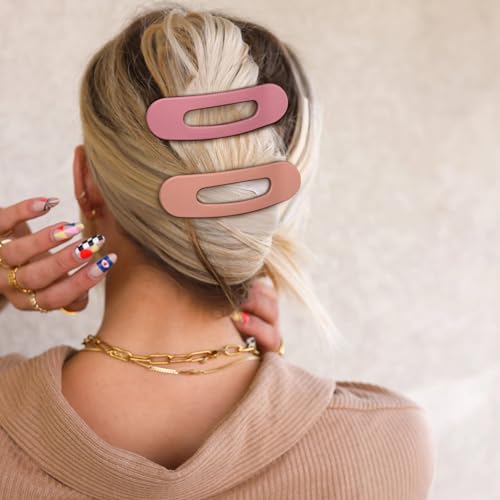 Pinzas francesas planas para cabello 6 piezas miniatura 2
