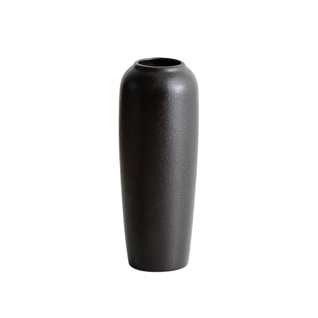 Vase Chinese Style Simplicity Ceramic Vase Home Flower Arrangement Ornaments Living Room Flower Vessel Ceramic Vase(B)