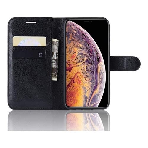 Capa Para iPhone 11 (6.1) Tipo Carteira Preta Porta Cartão